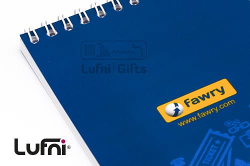notebook-prinitng-promotional-gift-lufni-egypt-giveaway-logo-company