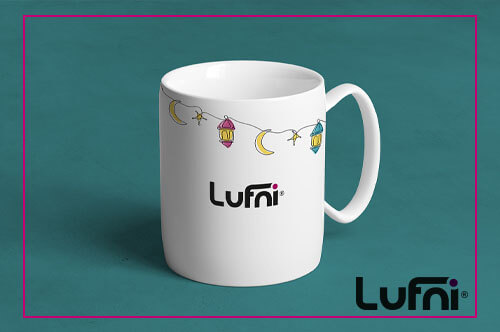 ramadan giveaways egypt customized mug lufni