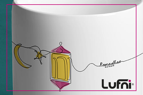 ramadan giveaways egypt customized mug lufni