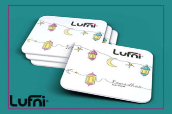 ramadan giveaways egypt customized coasters lufni