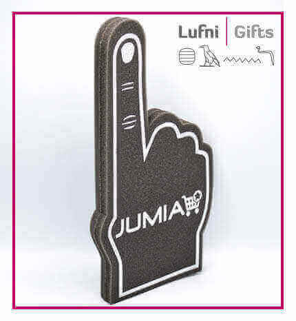 giveaways in egypt - foam-fan-finger-gift-egypt-giveaways-lufni